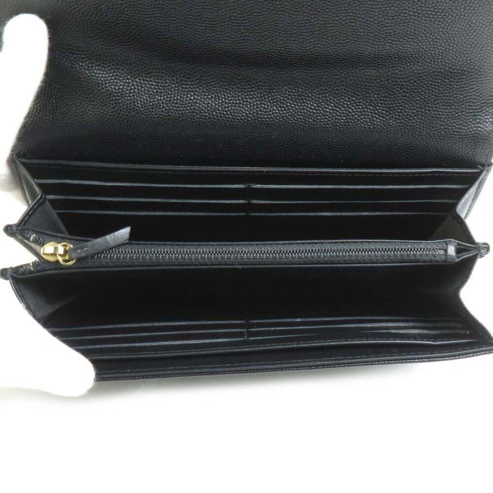 CHANEL Authentic Black Caviar Leather Deauville Wallet - Picture 3 of 5
